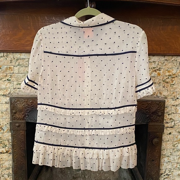 Tory Burch Silk Derrius Blouse (BNWT) - Picture 2 of 7